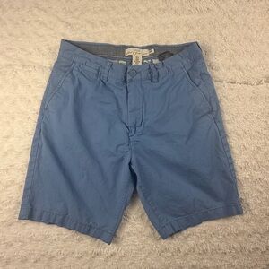 H&M Sky Blue Men's Flat Front Shorts